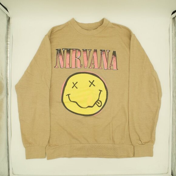 NIRVANA LONG SLEEVE CREWNECK - Picture 1 of 1